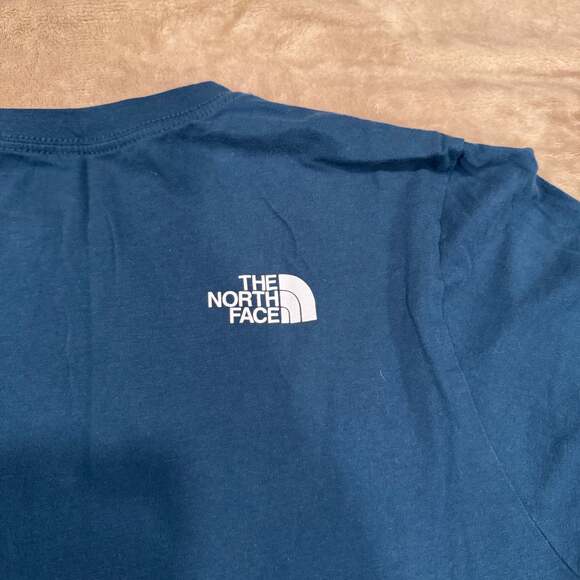 The North Face Men's Box NSE Long Sleeve Tee Shady Blue SIZE MEDIUM - Picture 5 of 6